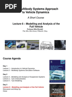 Lecture 6 - Modelling and Analysis of The Full Vehicle