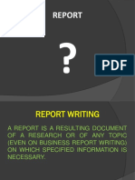 3. Report Writing (1)