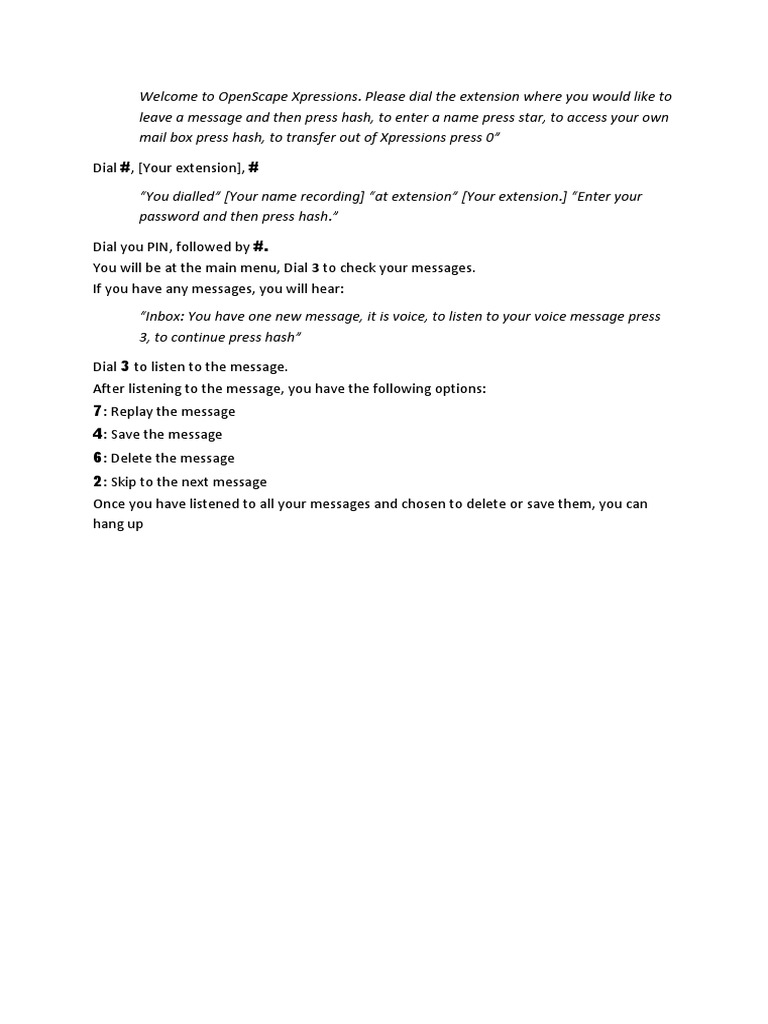 To OpenScape Xpressions PDF
