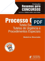 #Coleção Resumos para Concursos - Processo Civil - Vol. 8 (2016) - Sabrina Dourado