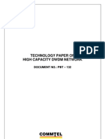 Technology Paper On High Capacity DWDM Network: Document No.: PBT - 132