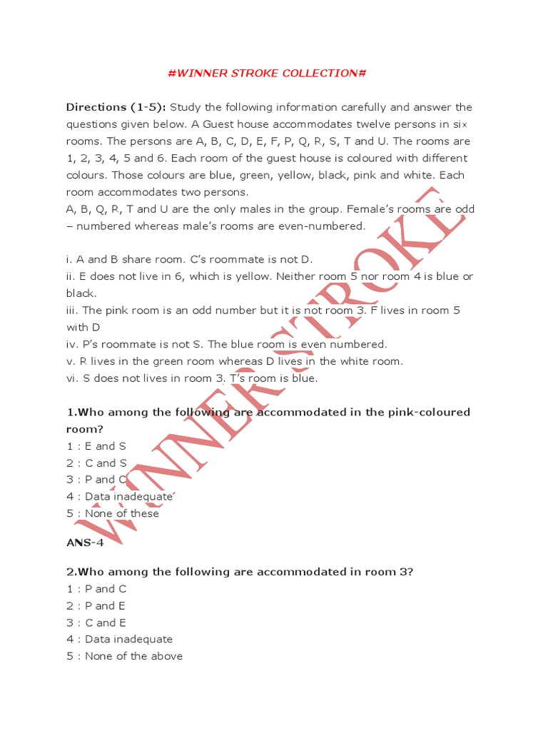 Affairs Cloud Puzzle PDF Question