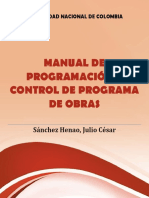 Manual de Programacion y Control de Programa de Obras Julio Sanchez PDF