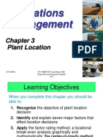 Chapter 3 Plant Location