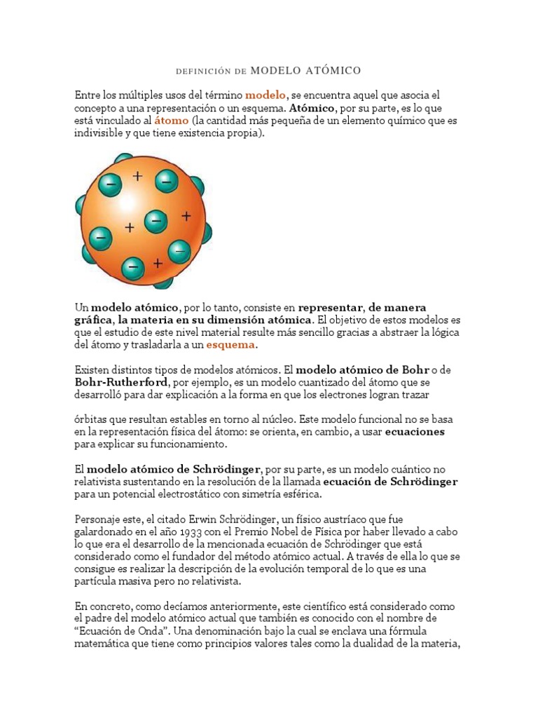 Cuantos Modelos Atomicos Existen Y Cuales Son Noticias