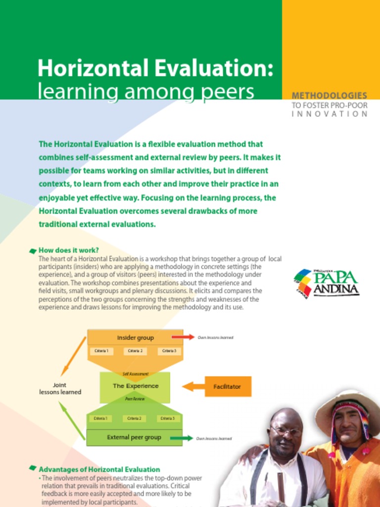 Horizontal Evaluation for Pro-Poor Innovation | PDF | Evaluation ...
