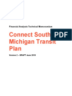 FINANCIAL ANALYSIS OF CONNECT SOUTHEAST MICHIGAN PLAN