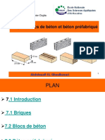 Chapitre 7 Briques, Blocs de Béton Et Béton Préfabriqué