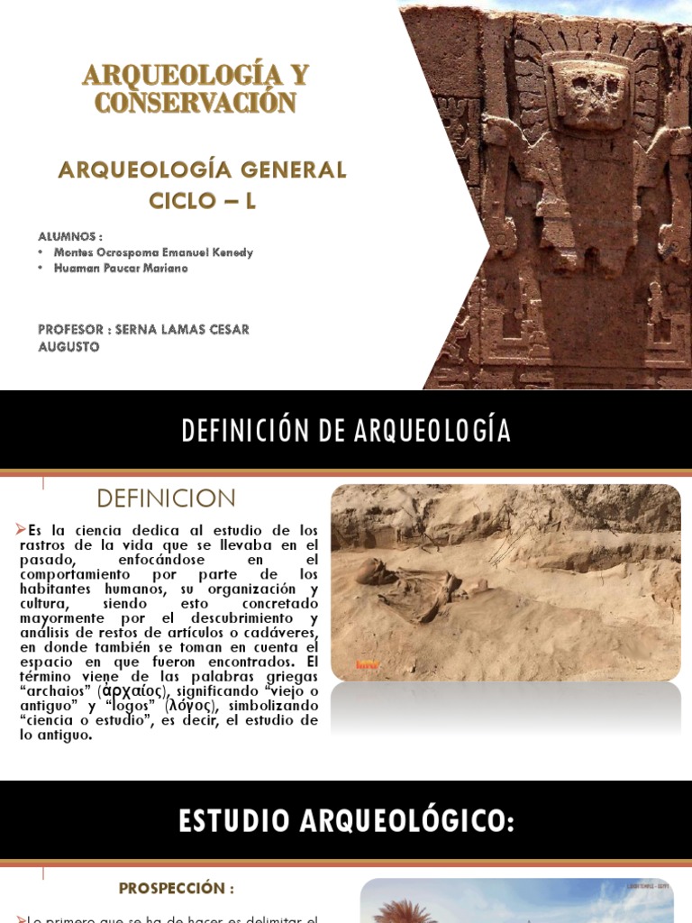 Arqueologia Y Conservacion Pdf Arqueologia Museologia