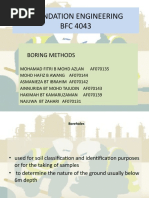 Download Boring Methods Presentation by hakimah kamaruzaman SN38415788 doc pdf