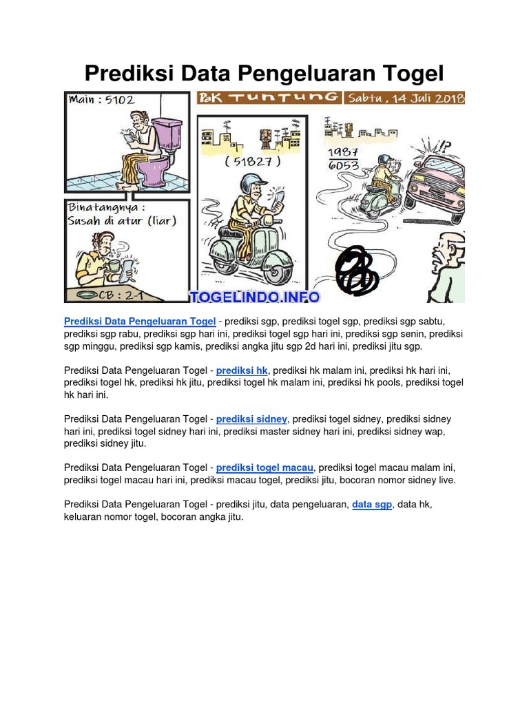 Prediksi Data Pengeluaran Togel