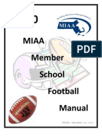 MIAA Football Manual General 2010