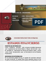 Análisis financiero de estados financieros