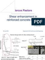 Marcus Pastore: Shear Enhancement in Reinforced Concrete Beams