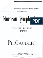 Morceau Symphonique - Philippe Gaubert