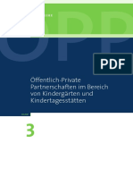 Öffentlich-Private Partnerschaften im Bereich von Kindergärten und Kindertagesstätten