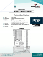 Cam Switch Spec Sheet