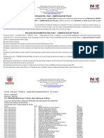 Convocação Para Fase i Comprovação de Títulos Edital 73 Etapa 1 Assistente Administrativo 22-05-18 08h30 Às 11h30 e Das 14h00 Às 17h00