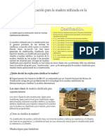Normas de Clasificación para La Madera Utilizada en La Construcción