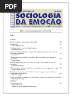 Sociolagia Da Emoção - Revista Brasileira PDF