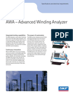 AWA - Advanced Winding Analyzer: Specifications and Electrical Requirements