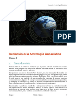 Iniciación A Las Astrología Cabalística BLQ 4