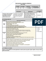 Sesiones de Aprendizaje 