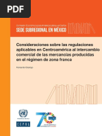 Consideraciones Sobre Las Regulaciones Aplicables en Centroamérica