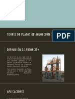 Torres de Platos de Absorción