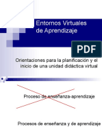 Entornos Virtuales - Planificacion e Inicio de Una Unidad