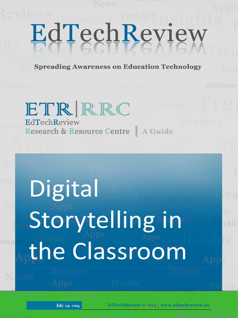 Digital Storytelling In The Classroom Pdf Storytelling Multimedia