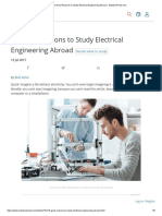 10 Good Reasons To Study Electrical Engineering Abroad