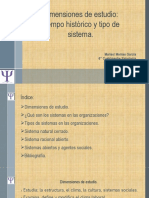 Dimensiones de Estudio