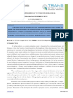 Model of Estimation of Success of Geological Exploration in Perspective