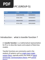 Ipc (Group-5) : Sr. No Name En. No