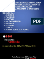 Hasil PKL Kelompok Vi PKM Narmada