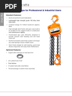 Chain Block Vit-Ii: Heavy Duty Type For Professional & Industrial Users