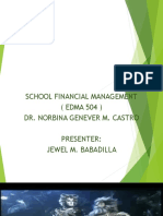 Final School Financial Report