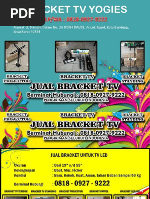 WA 0818-0927-9222 | Bracket Standing Yogies Rengency Bandung, Bracket Standing Bandung