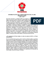 Informe Político FA Lima