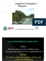 3 Strategies in Lake Mgt in Msia