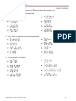 Fracciones Algebraicas