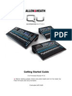Qu Mixer Getting Started Guide AP10025 - 2 V1.9 PDF