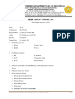 Brief Pain Inventory CA Cervix