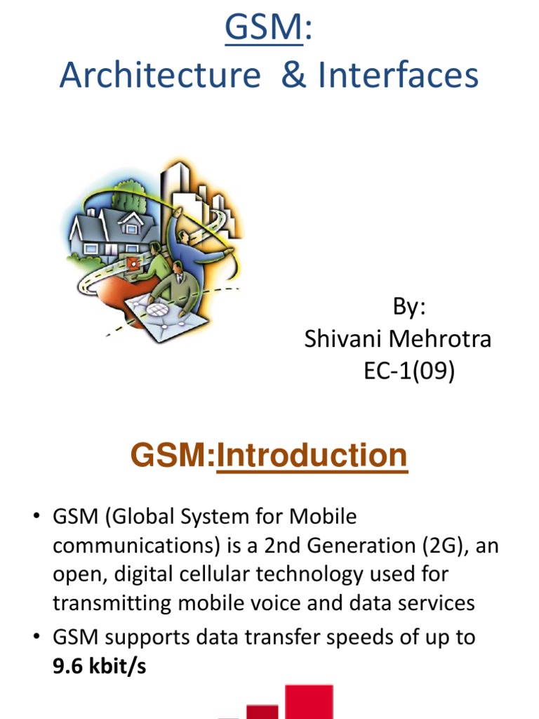 GSM Architecture Overview and Interfaces | PDF | Data Transmission ...