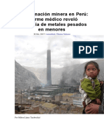 Contaminación Minera en Perú