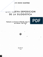 1995 - Gustavo Bueno - Una Nueva Exposición de La Silogística. Revista de Filosofía. 1995