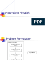 Perumusan Masalah