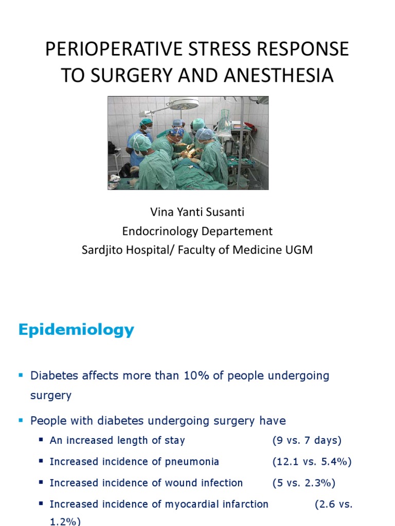Perioperative Stress Response To Surgery and Anesthesia | PDF ...
