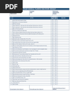 Schedule Review Checklist